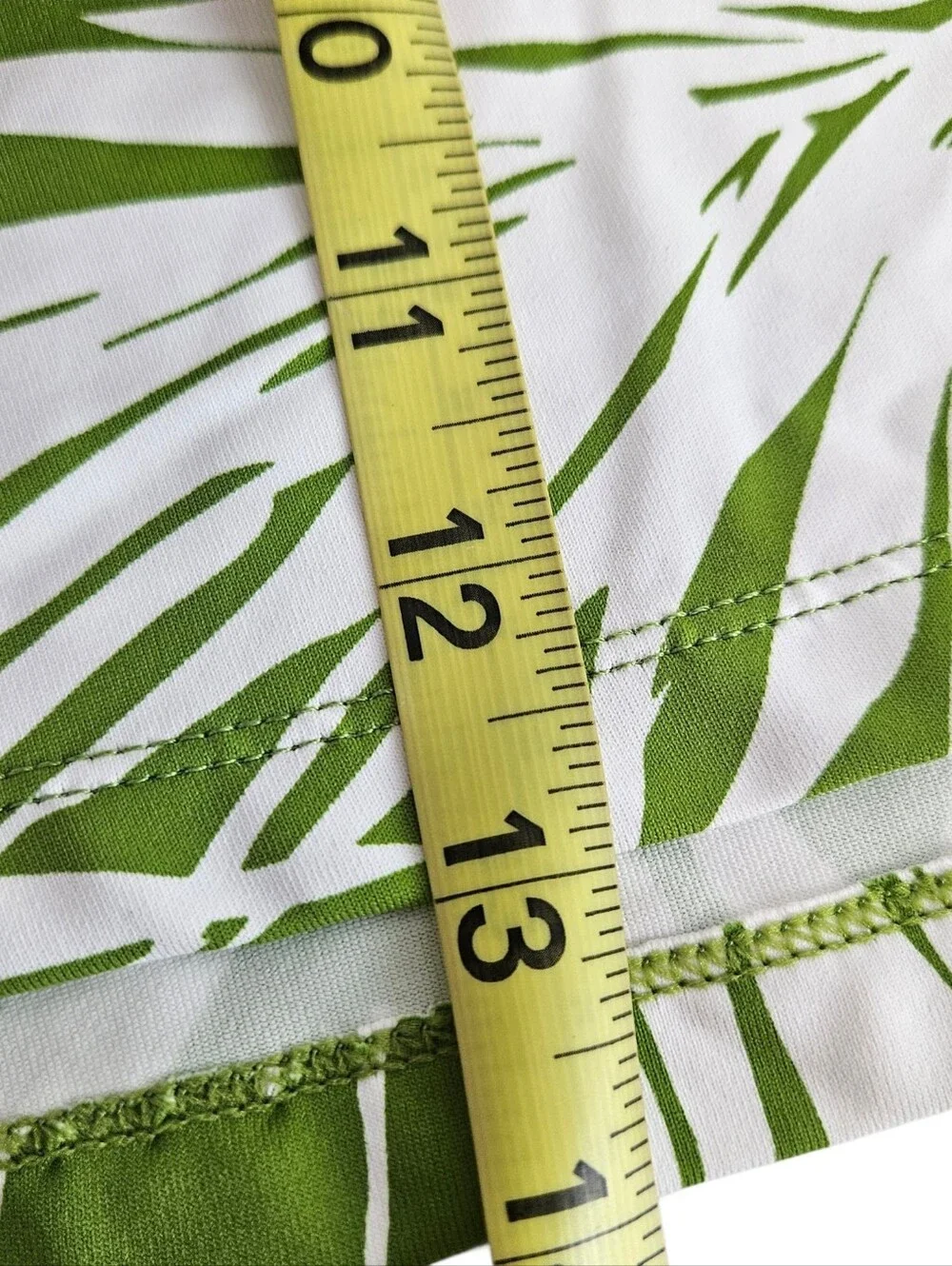 Jag Medium Green & White Patterned Swim Coverup Skirt NWT